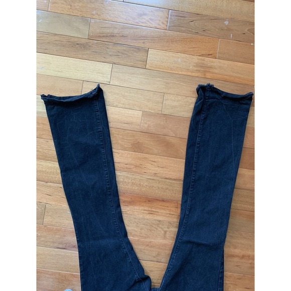 Rebel Minds Men's Black Denim Jeans Size‎ 38 32 (hem cut down from 35), Cotton+ - Picture 5 of 7